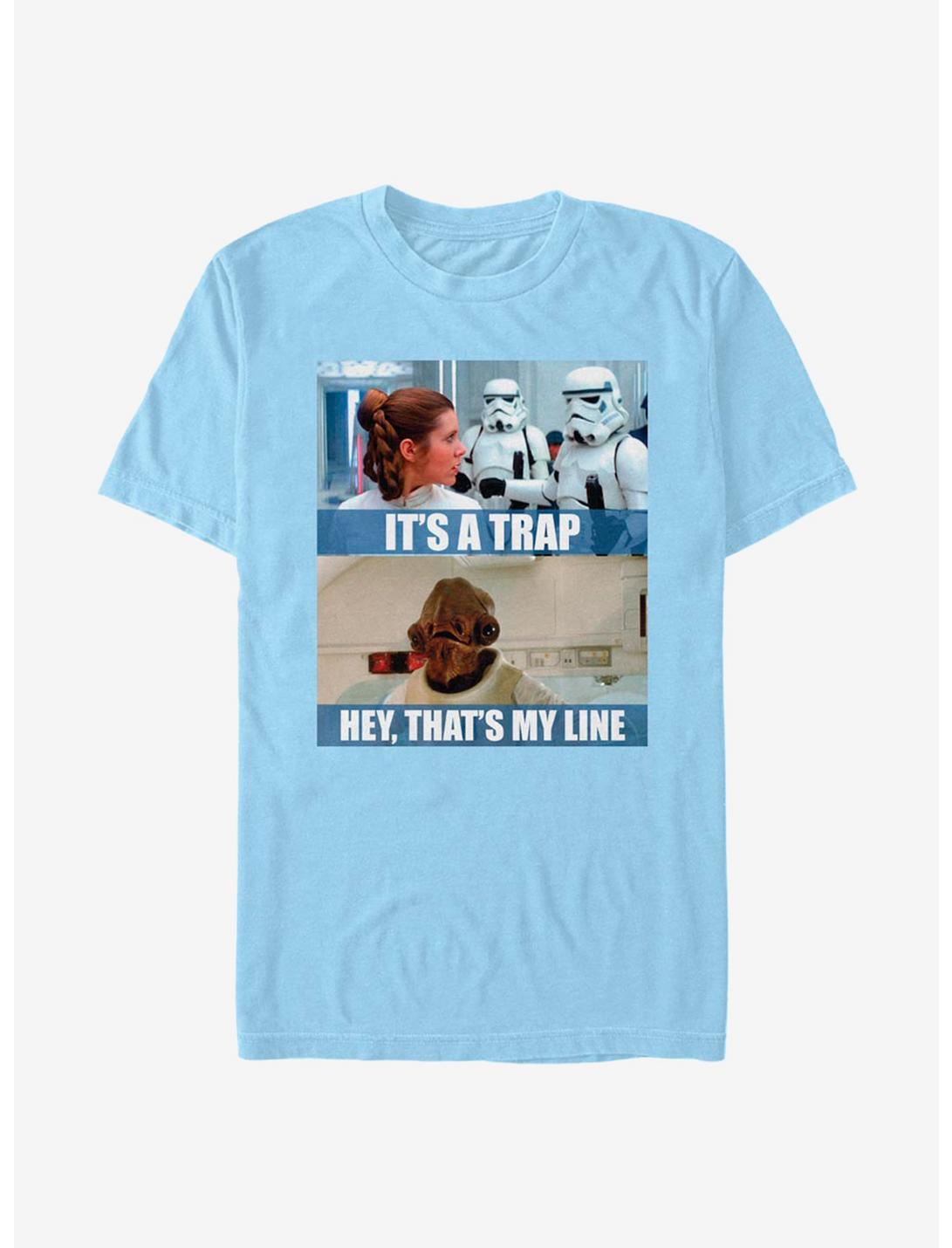 Star Wars Its A Trap T-Shirt, LT BLUE, hi-res