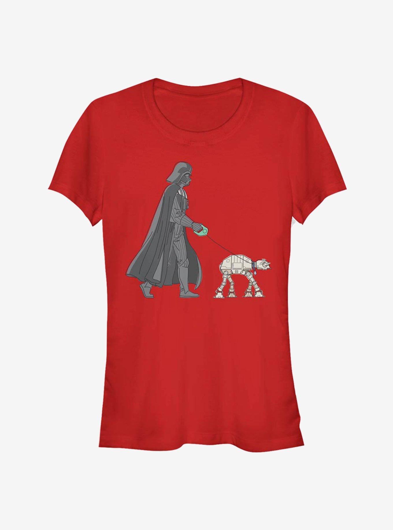 Star Wars Vader Walker Girls T-Shirt, RED, hi-res