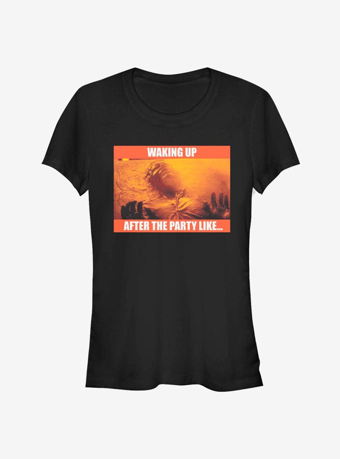 Star Wars Waking Up Girls T-Shirt, BLACK, hi-res