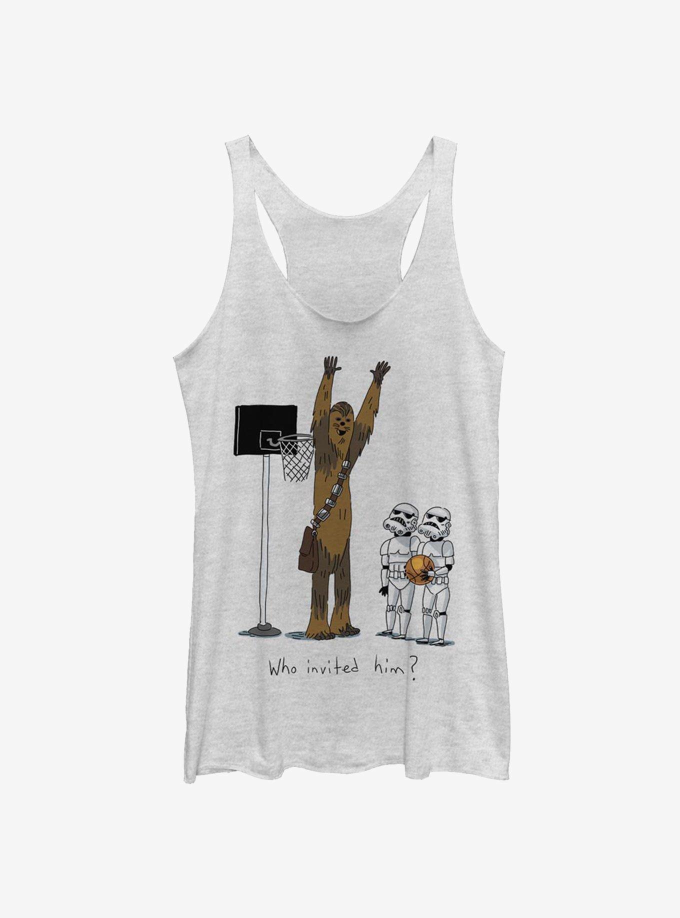 Star Wars Chewie Basketball Girls Tank Top