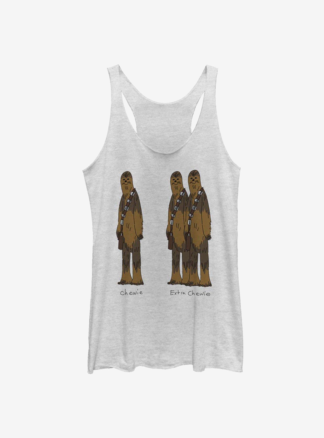 Star Wars Extra Chewie Girls Tank, WHITE HTR, hi-res