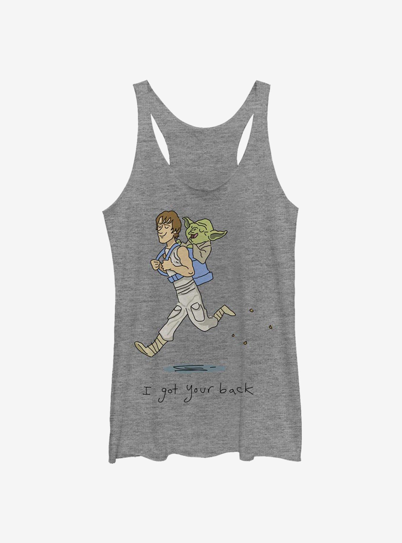 Star Wars Got Your Back Girls Tank, GRAY HTR, hi-res