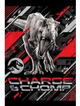 JURASSIC WORLD CHARGE AND CHOMP POSTER, WHITE, hi-res