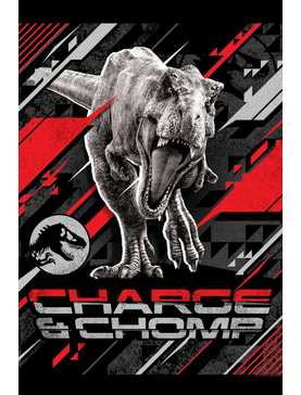 JURASSIC WORLD CHARGE AND CHOMP POSTER, , hi-res