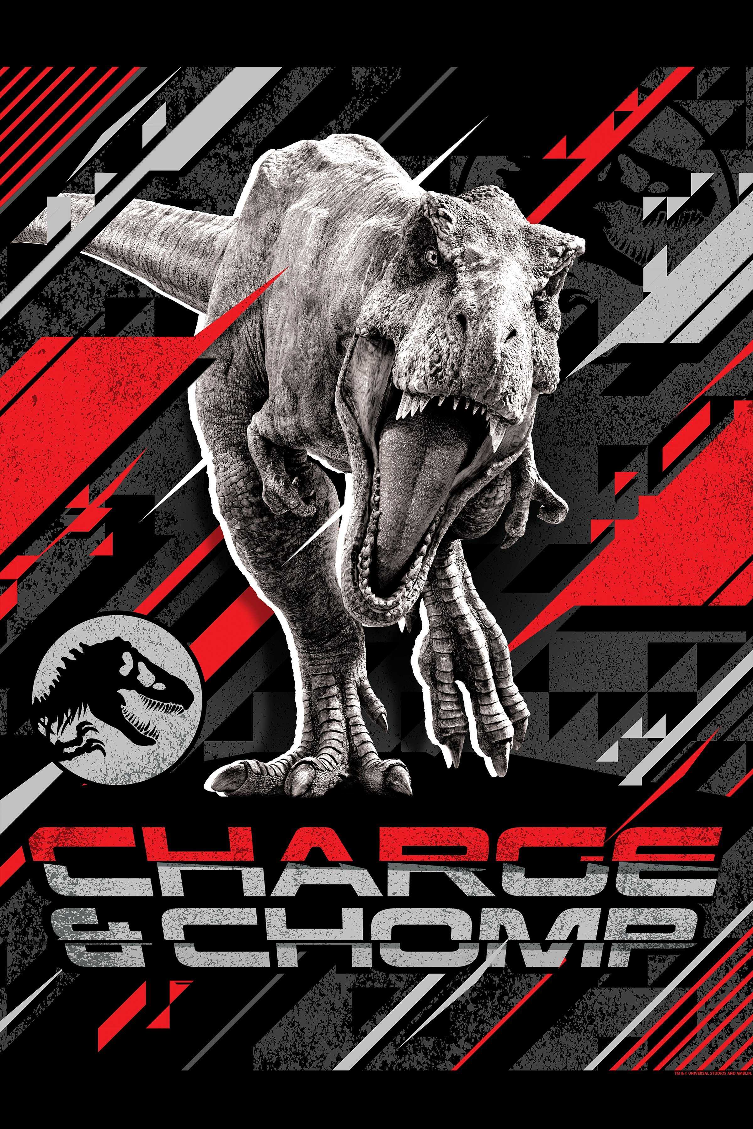 JURASSIC WORLD CHARGE AND CHOMP POSTER, , hi-res