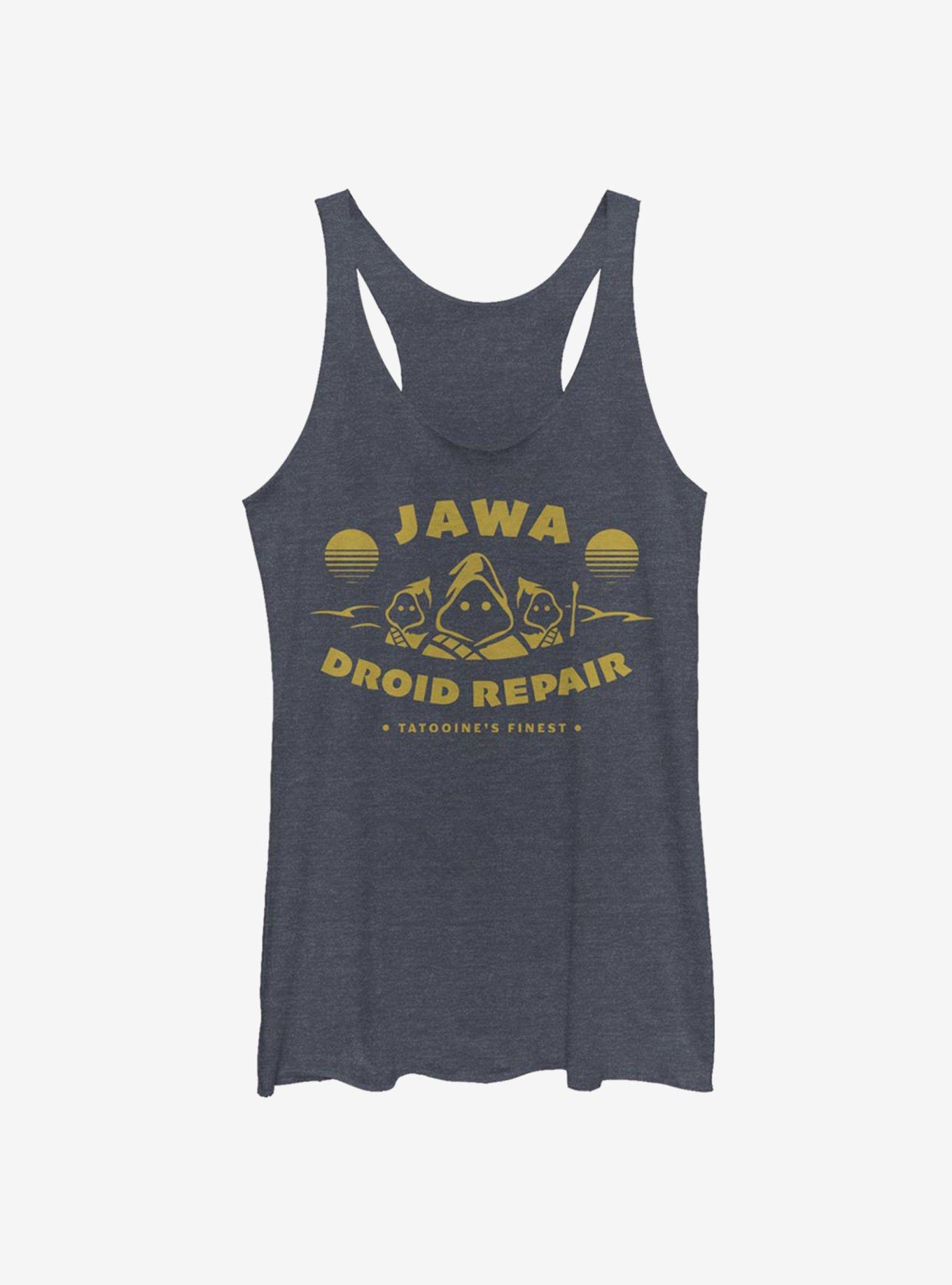 Star Wars Jawa Repair Girls Tank, NAVY HTR, hi-res