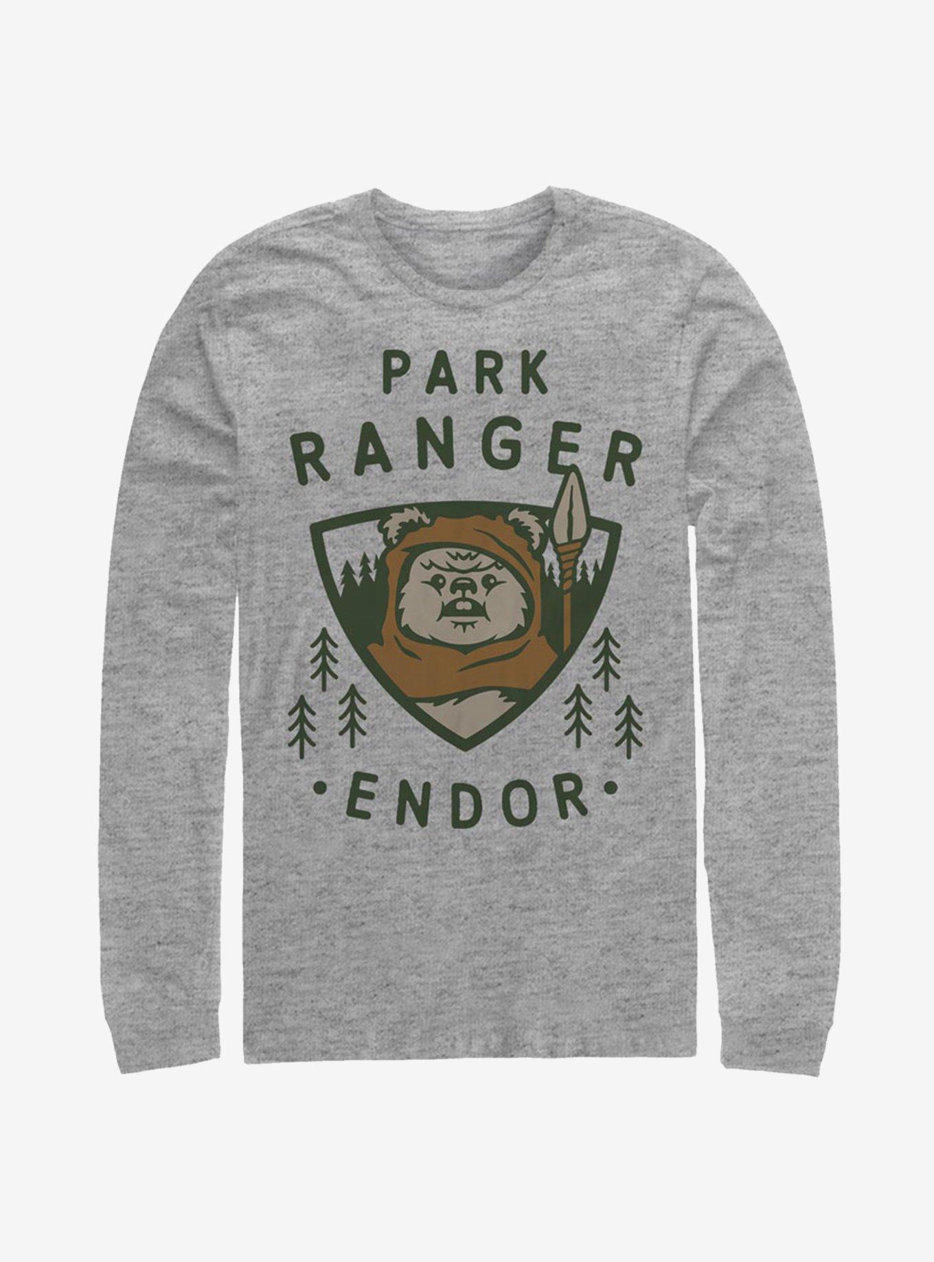 Star Wars Park Ranger Long-Sleeve T-Shirt - GREY | Hot Topic