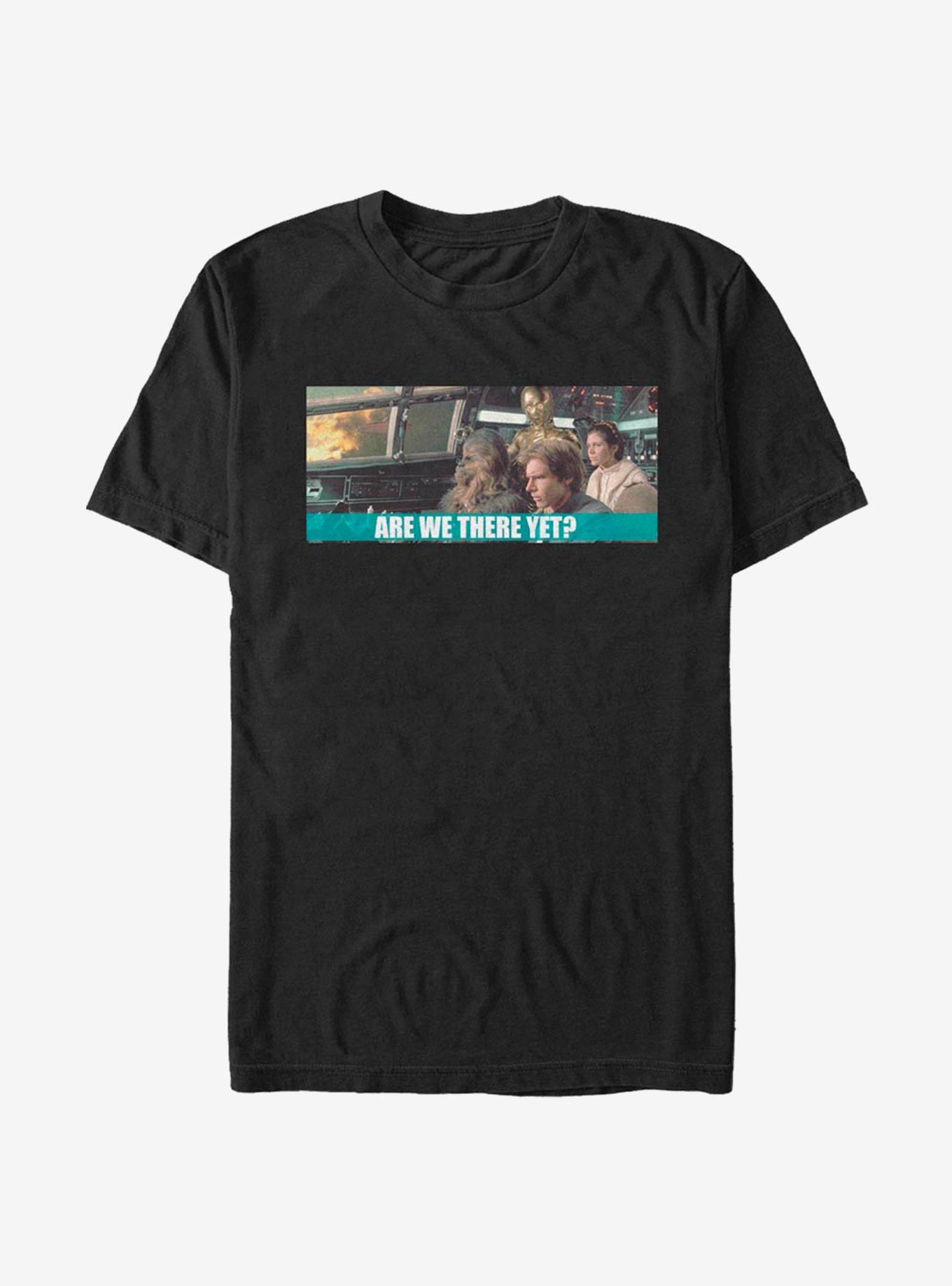 Star Wars Are We There Yet? T-Shirt, BLACK, hi-res