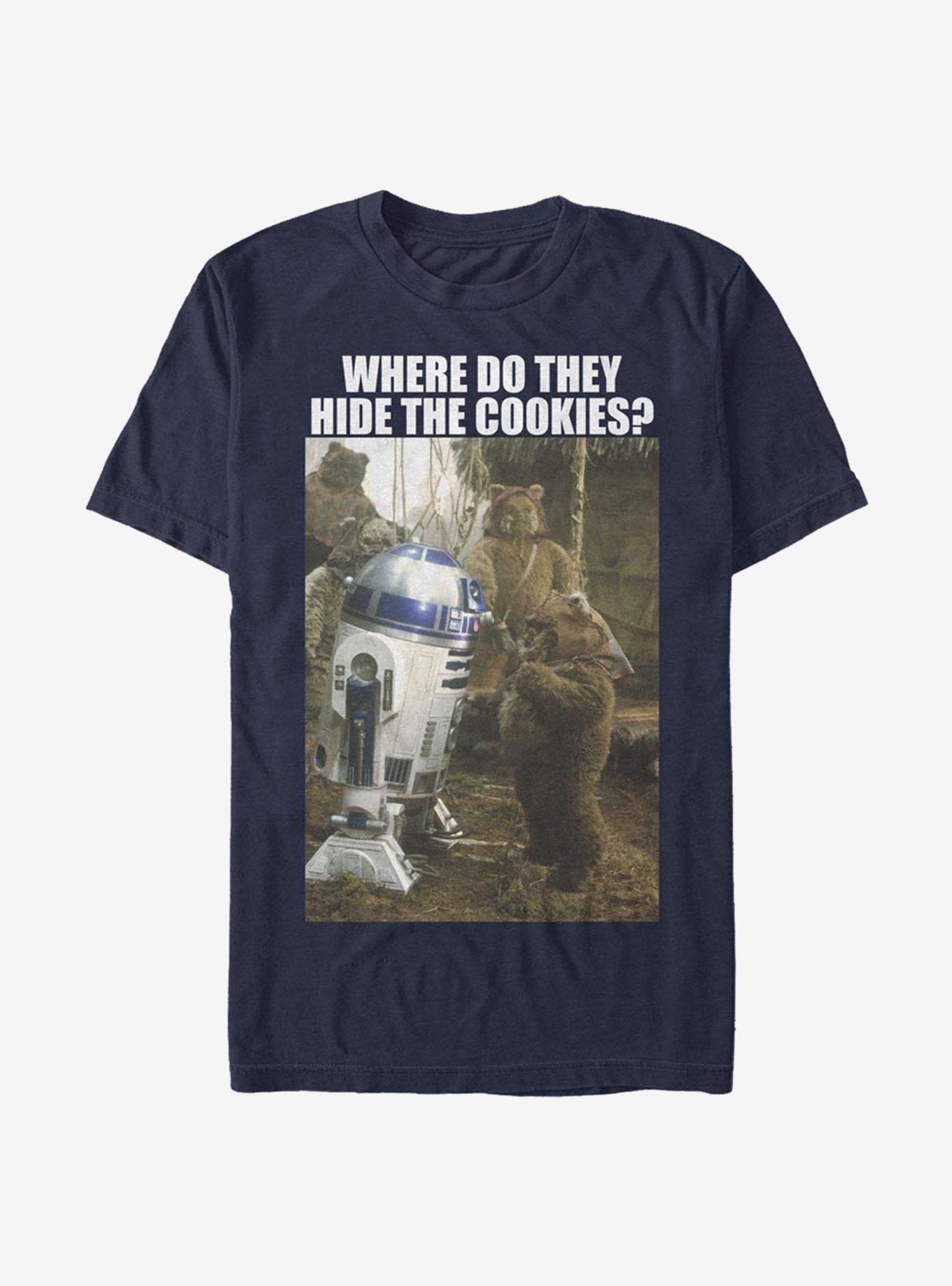 Star Wars Hidden Cookies T-Shirt, NAVY, hi-res