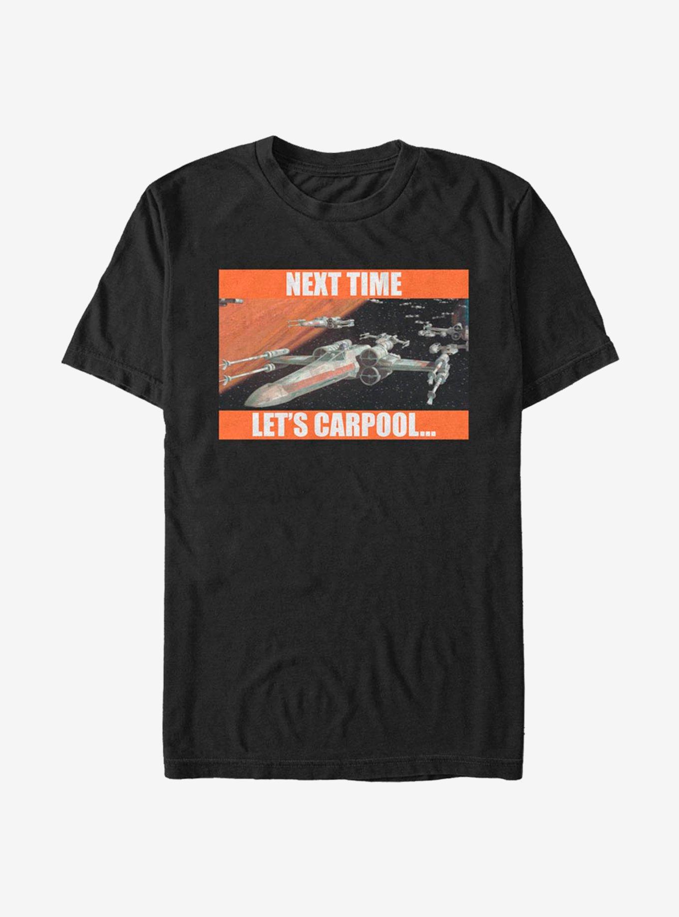 Star Wars Next Time Let's Carpool T-Shirt, BLACK, hi-res