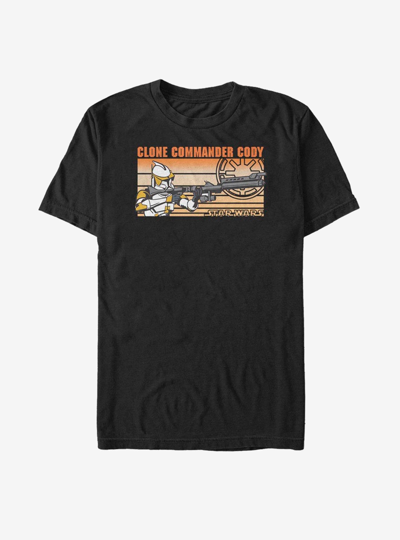 Star Wars: The Clone Wars Clone Commander Cody T-Shirt, BLACK, hi-res