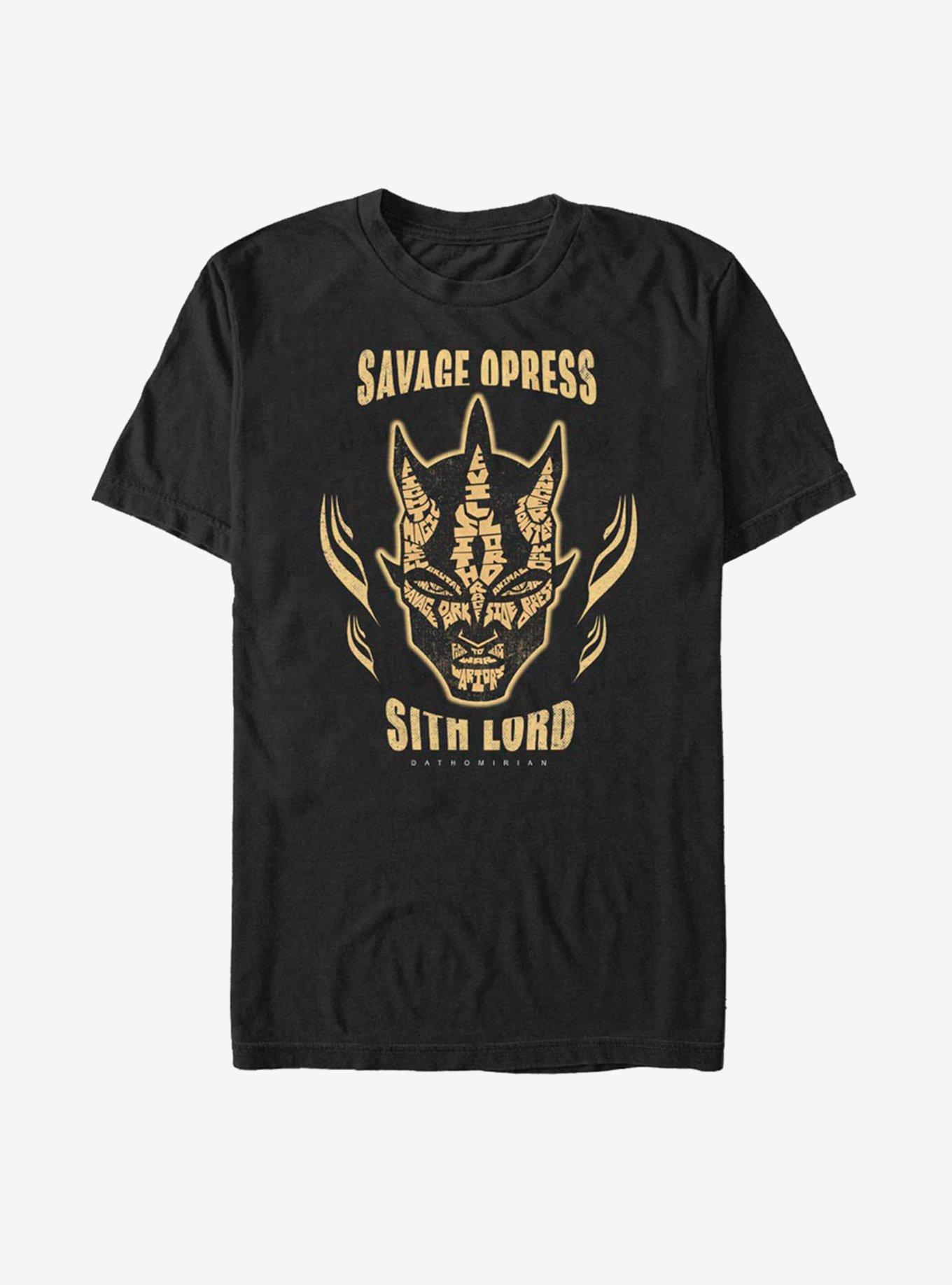 Star Wars: The Clone Wars Dathomirian Savage T-Shirt, BLACK, hi-res