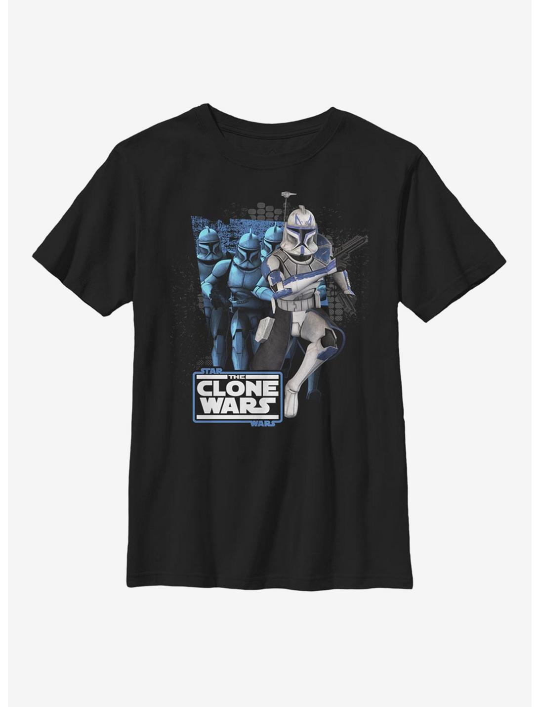 Star Wars: The Clone Wars Rex Trooper Youth T-Shirt, BLACK, hi-res