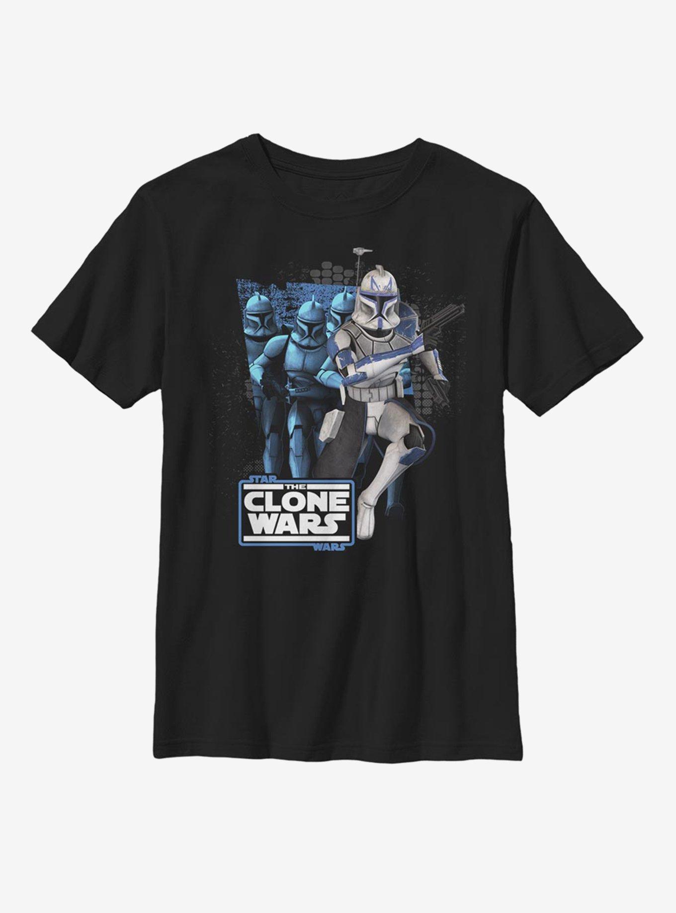 Star Wars: The Clone Wars Rex Trooper Youth T-Shirt, BLACK, hi-res