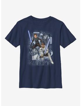 Star Wars: The Clone Wars Schematic Shot Youth T-Shirt, , hi-res