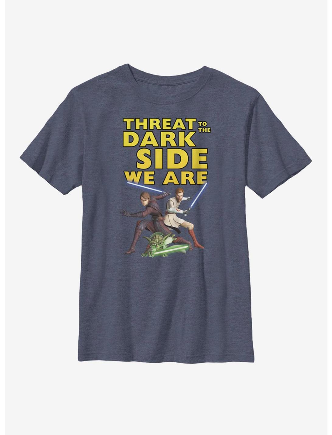 Star Wars: The Clone Wars Threat We Are Youth T-Shirt, NAVY HTR, hi-res