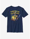 Star Wars: The Clone Wars Triple Threat Youth T-Shirt, NAVY, hi-res