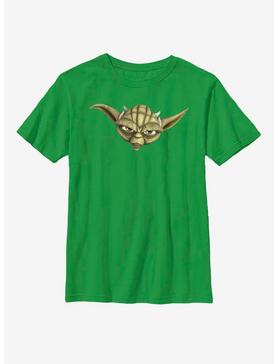 Star Wars: The Clone Wars Yoda Face Youth T-Shirt, , hi-res