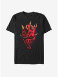 Star Wars: The Clone Wars Maul Face T-Shirt, BLACK, hi-res