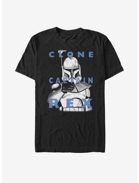 Star Wars: The Clone Wars Clone Captain Rex Text T-Shirt, , hi-res