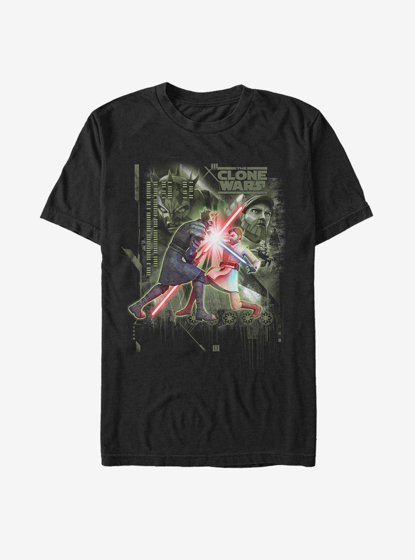 Star Wars: The Clone Wars Saber Duel T-Shirt, , hi-res