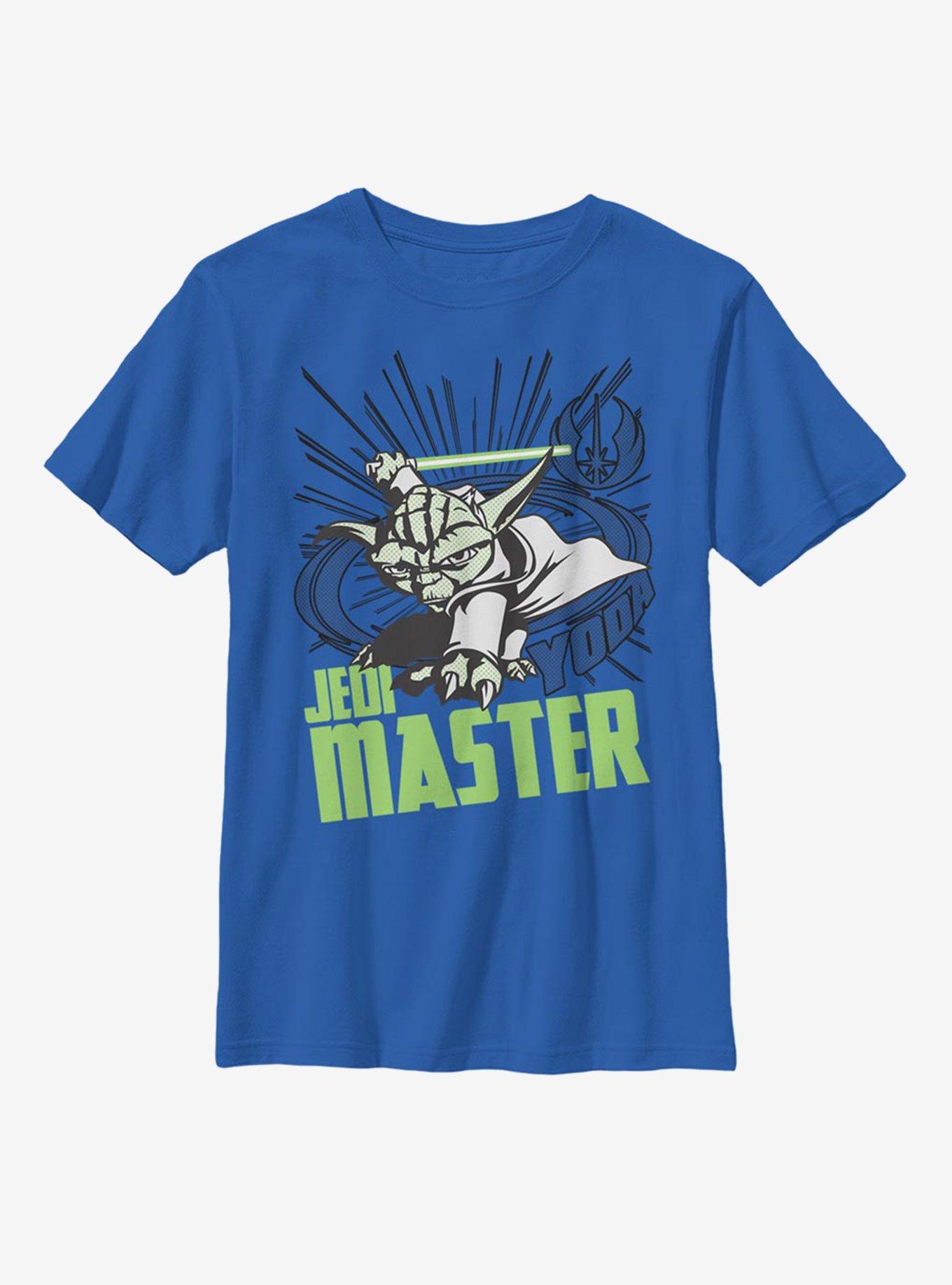 Star Wars: The Clone Wars Yoda Master Youth T-Shirt, ROYAL, hi-res