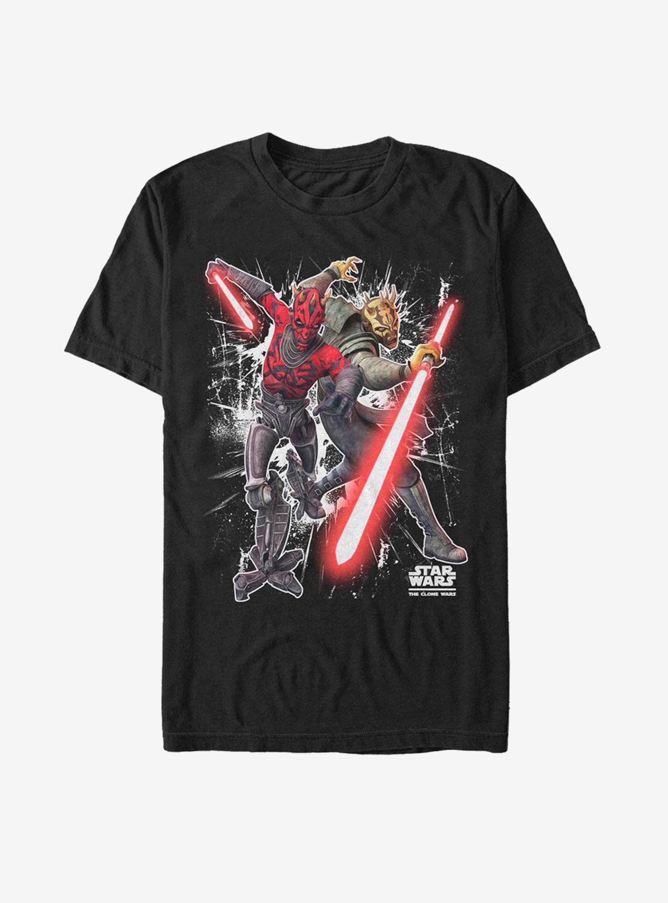 Star Wars: The Clone Wars Sith Brothers T-Shirt, BLACK, hi-res