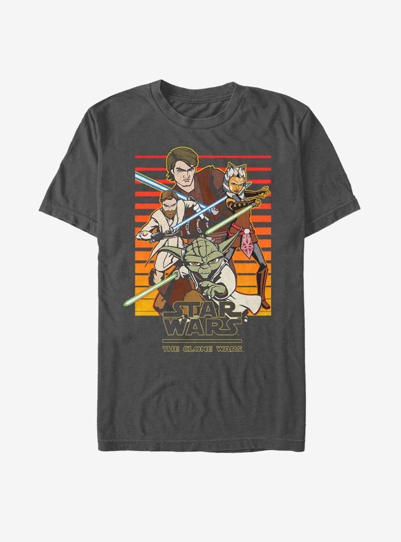 Star Wars: The Clone Wars Heroes Line Up T-Shirt, , hi-res