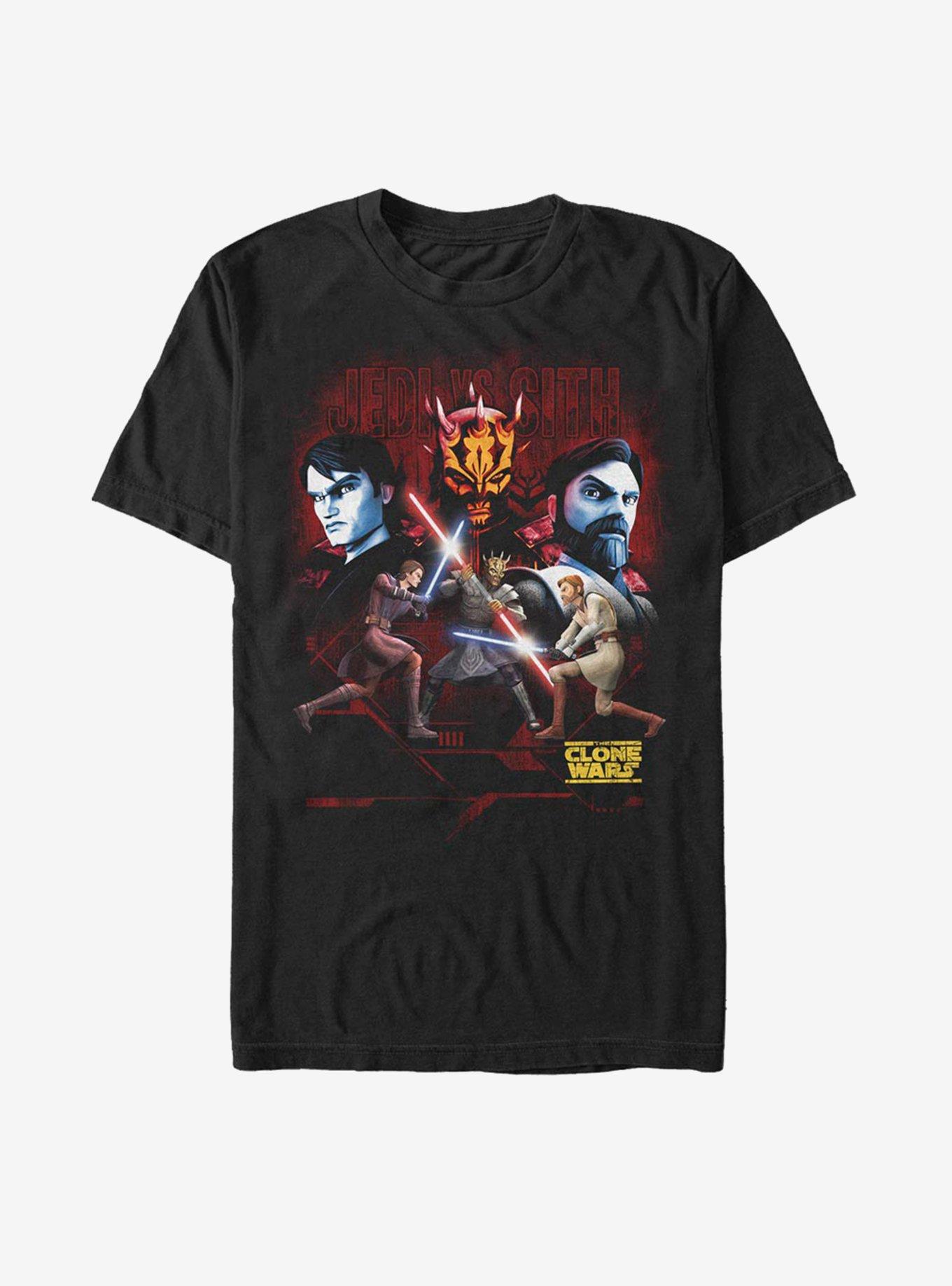 Star Wars: The Clone Wars Battle T-Shirt, BLACK, hi-res