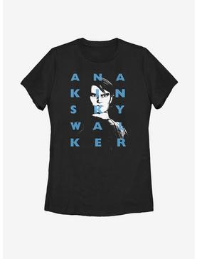 Star Wars: The Clone Wars Anakin Text Womens T-Shirt, , hi-res