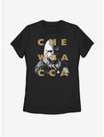 Plus Size Star Wars: The Clone Wars Chewbacca Text Womens T-Shirt, BLACK, hi-res