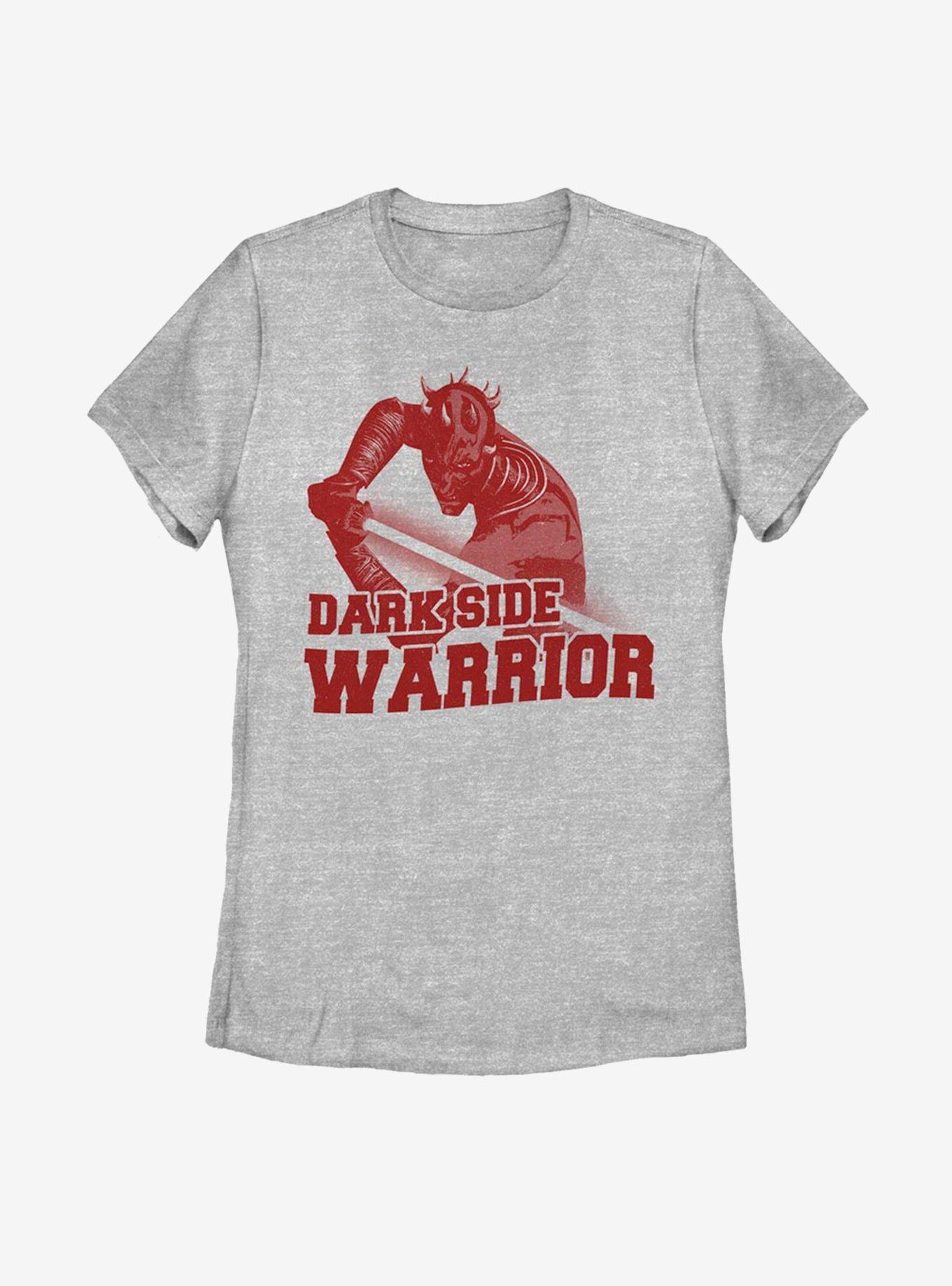 Star Wars: The Clone Wars Dark Side Warrior Womens T-Shirt, ATH HTR, hi-res