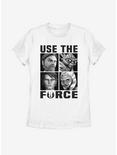 Star Wars: The Clone Wars Use The Force Womens T-Shirt, WHITE, hi-res