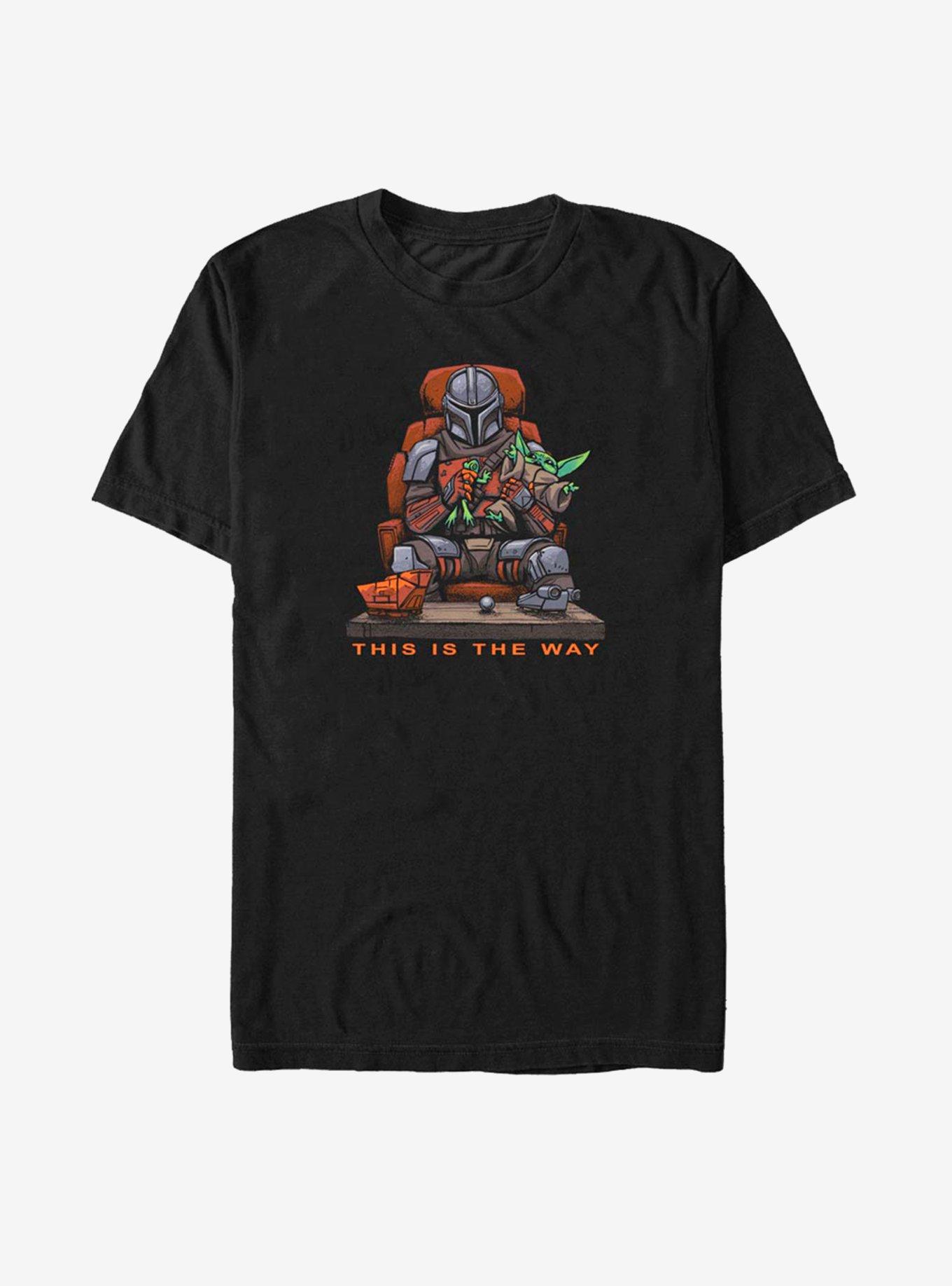 Star Wars The Mandalorian The Child The Way Of The Dad T-Shirt, BLACK, hi-res