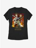 Plus Size Star Wars: The Clone Wars Heroes Line Up Womens T-Shirt, BLACK, hi-res