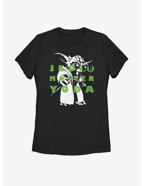 Star Wars: The Clone Wars Yoda Text Womens T-Shirt, , hi-res