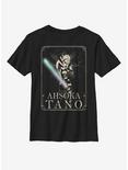 Star Wars: The Clone Wars Ahsoka Celestial Youth T-Shirt, BLACK, hi-res