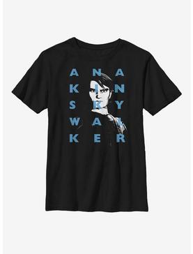 Star Wars: The Clone Wars Anakin Text Youth T-Shirt, , hi-res