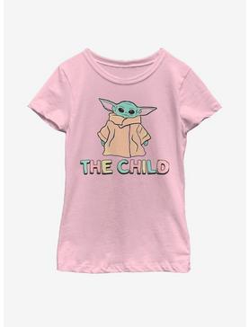 Plus Size Star Wars The Mandalorian The Child Pastel Youth Girls T-Shirt, , hi-res