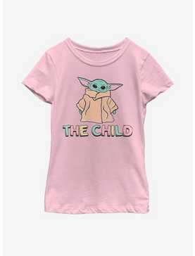 Star Wars The Mandalorian The Child Pastel Youth Girls T-Shirt, , hi-res