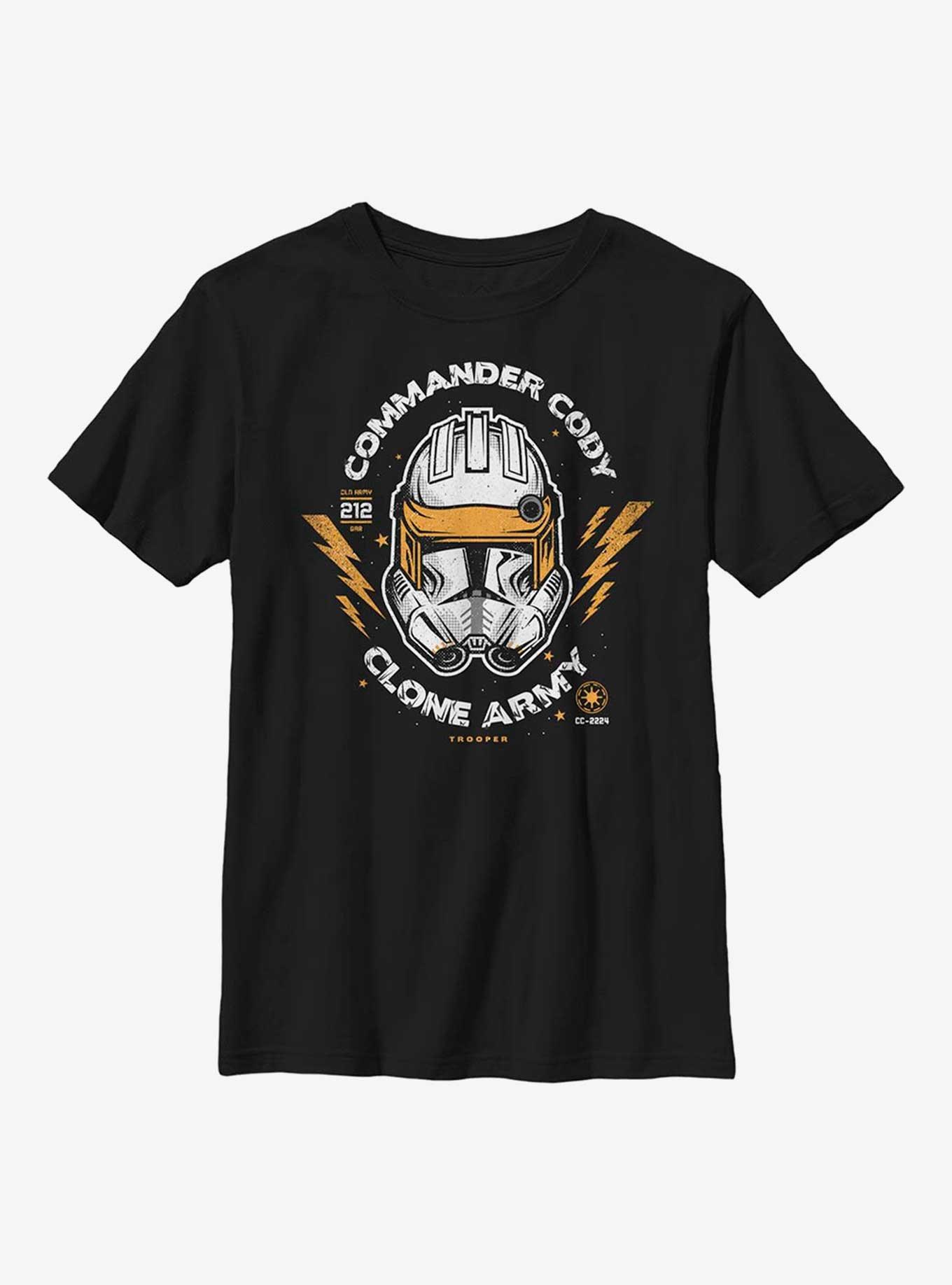 Star Wars: The Clone Wars Commander Cody Youth T-Shirt, BLACK, hi-res