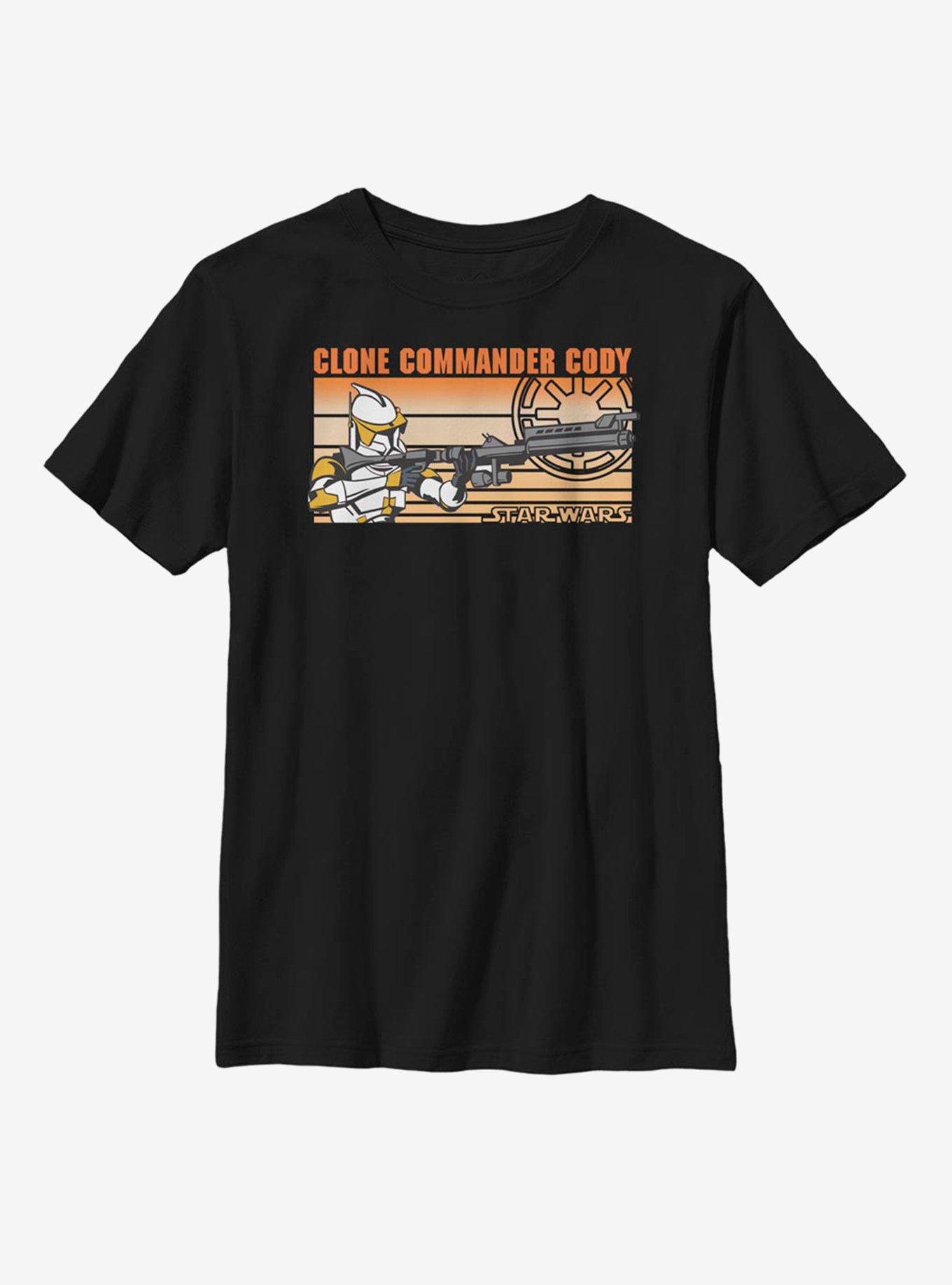 Star Wars: The Clone Wars Clone Commander Cody Youth T-Shirt, BLACK, hi-res