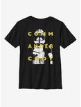 Star Wars: The Clone Wars Commander Cody Text Youth T-Shirt, BLACK, hi-res