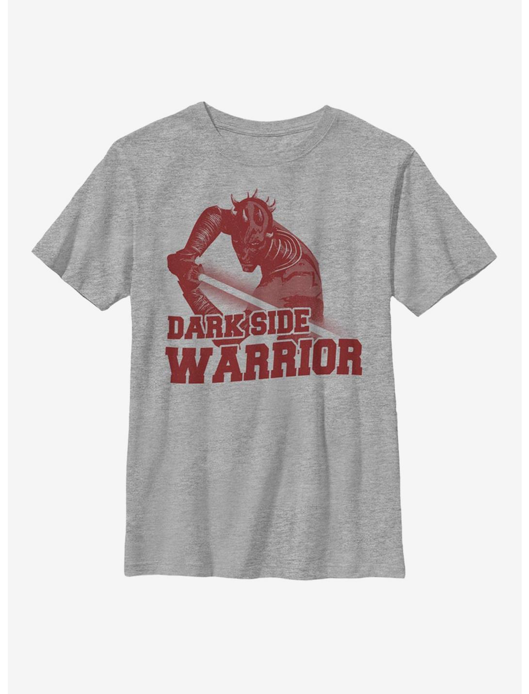Star Wars: The Clone Wars Dark Side Warrior Youth T-Shirt, ATH HTR, hi-res