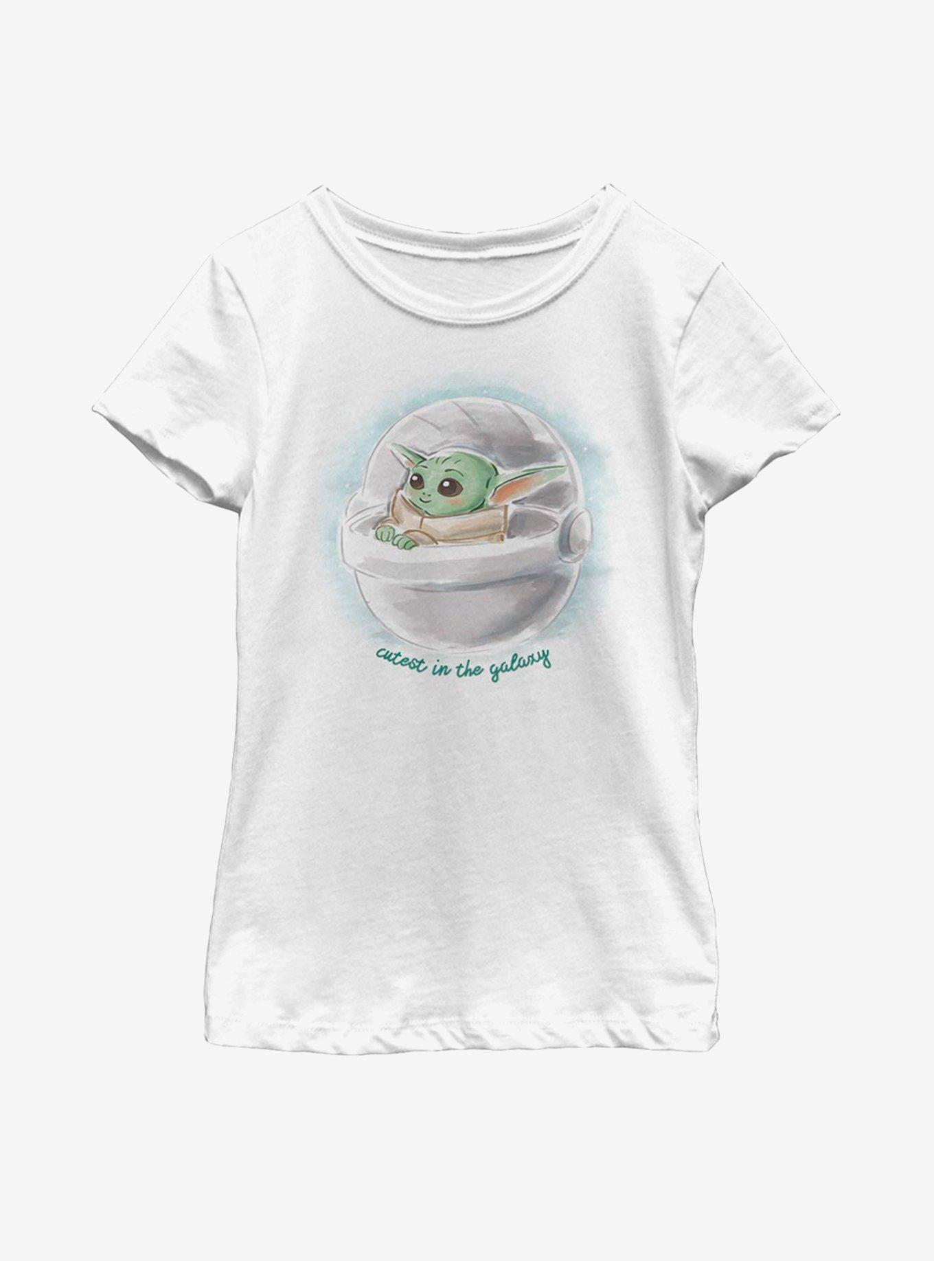 Star Wars The Mandalorian The Child Inked Cute Youth Girls T-Shirt, , hi-res