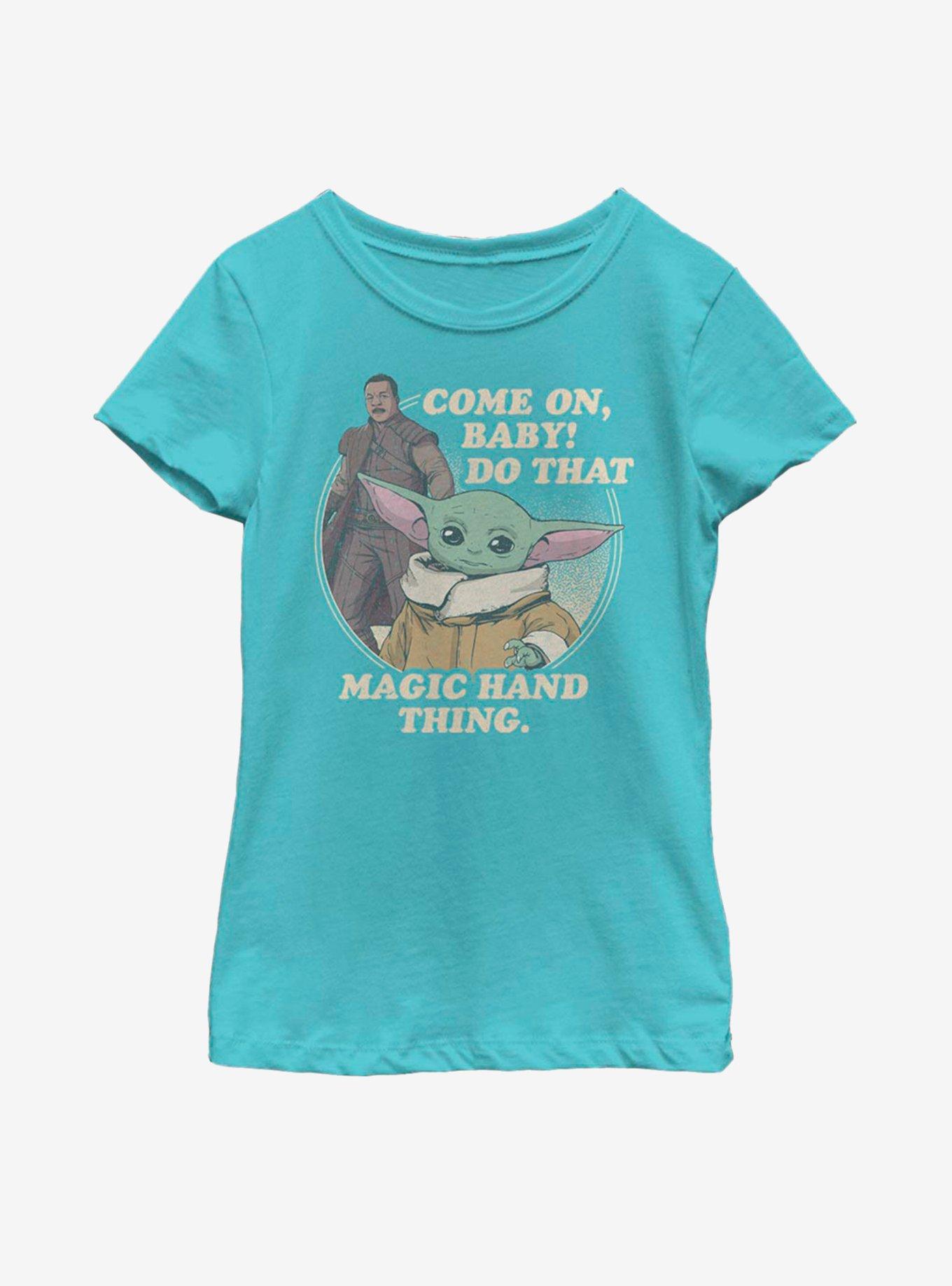Star Wars The Mandalorian The Child Magic Hand Thing Youth Girls T-Shirt, , hi-res