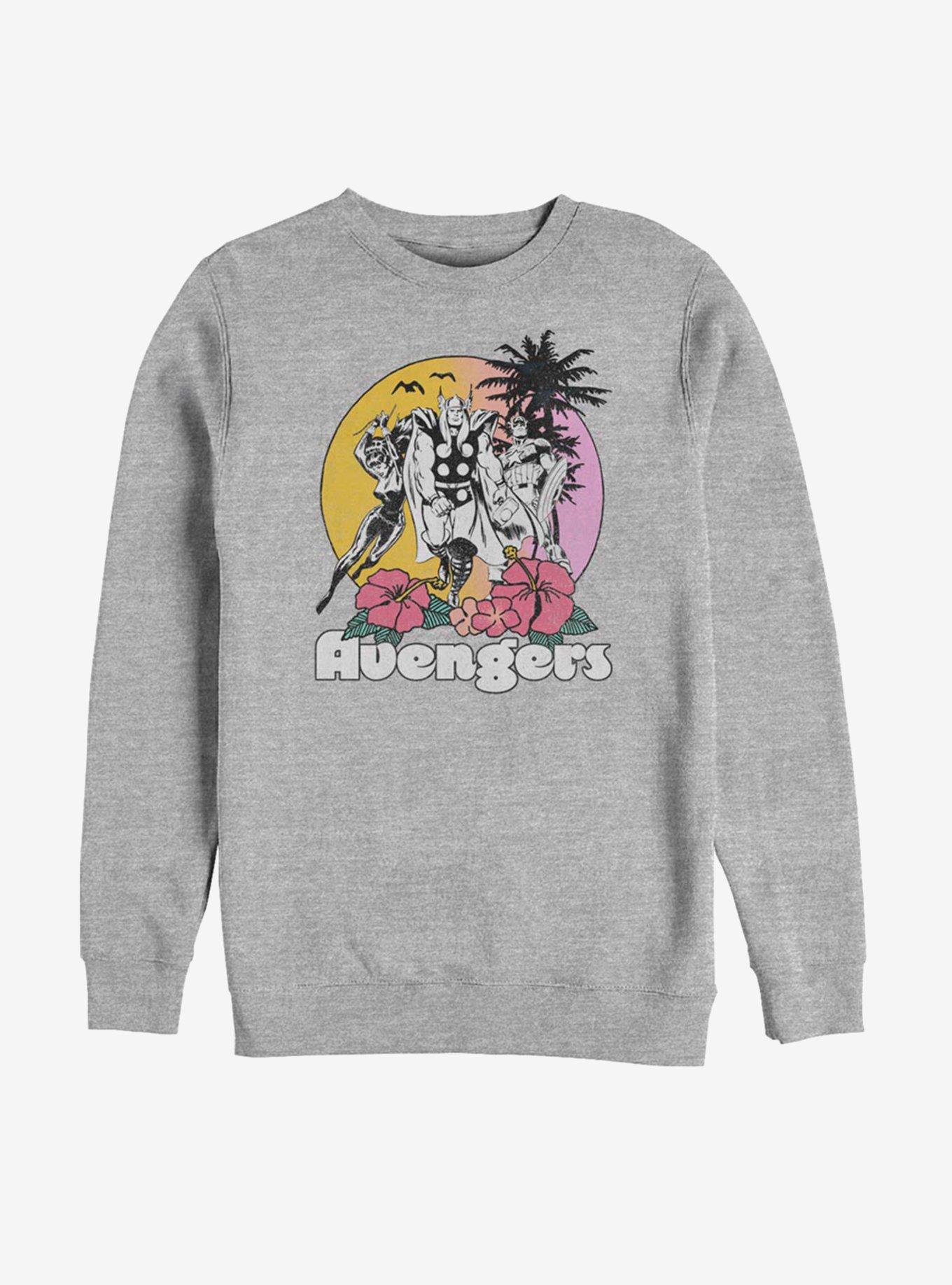 Marvel Avengers Trifecta Palm Tree Sweatshirt, , hi-res
