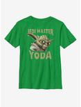 Star Wars: The Clone Wars Yoda Face Youth T-Shirt, KELLY, hi-res
