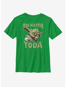 Star Wars: The Clone Wars Yoda Face Youth T-Shirt, , hi-res