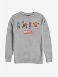 Marvel Avengers Pop Art Group Sweatshirt, ATH HTR, hi-res